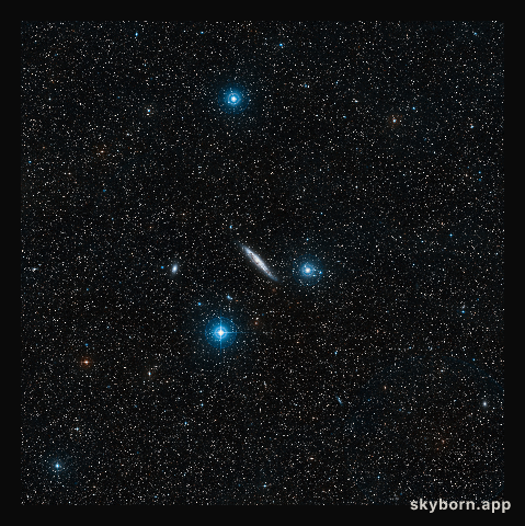 Digitized Sky Survey image of the galaxy NGC 4945