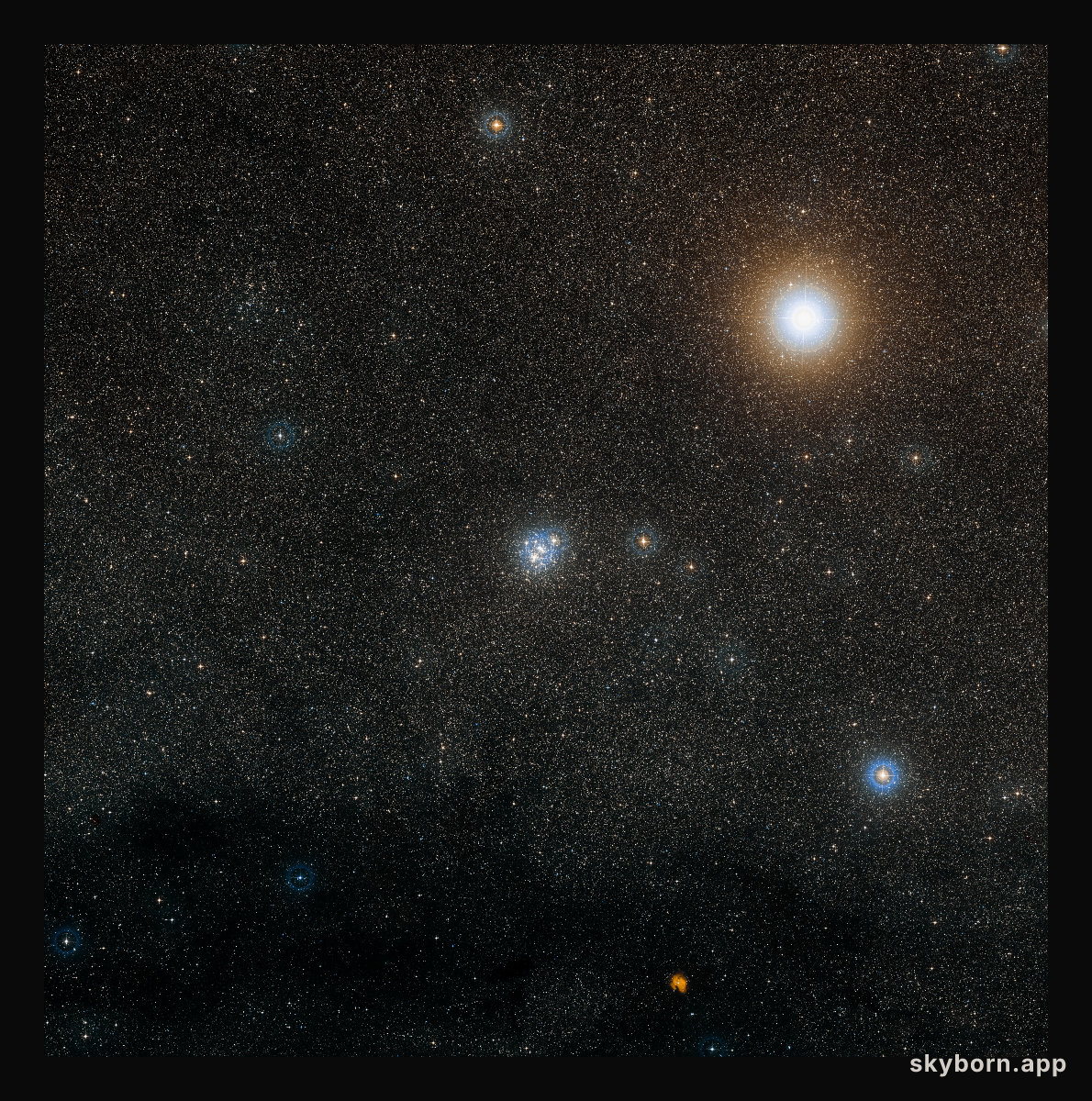 Digitized sky survey 2 image of NGC 4755