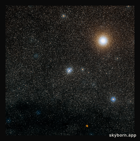 Digitized sky survey 2 image of NGC 4755