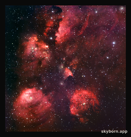 The Cat's Paw Nebula*