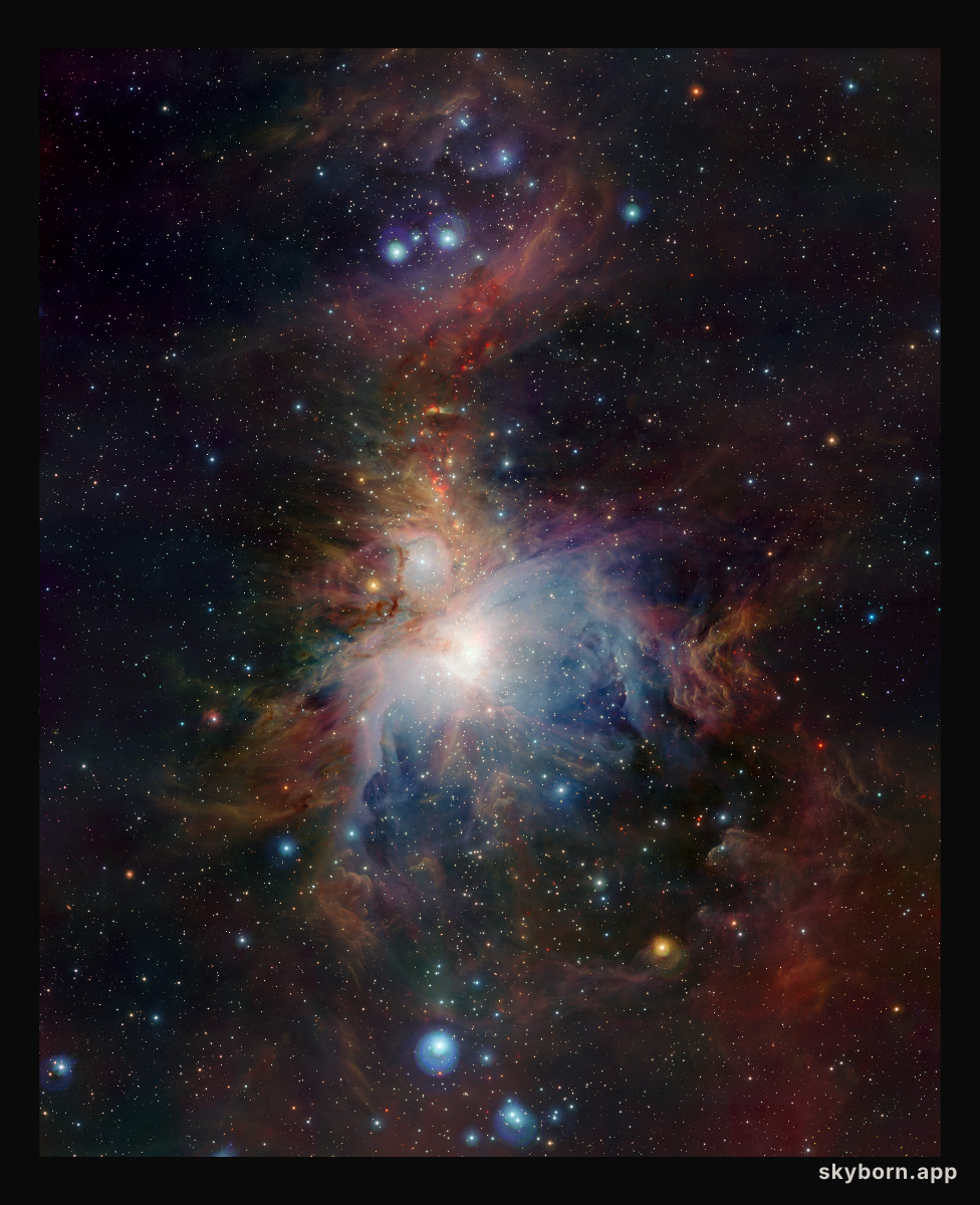 VISTA's infrared view of the Orion Nebula*
