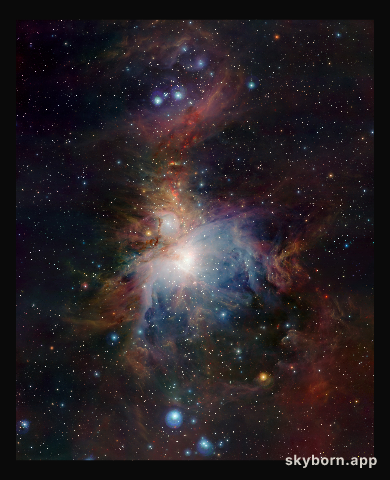 VISTA's infrared view of the Orion Nebula*
