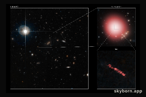 Chance discovery reveals star factories in the distant Universe