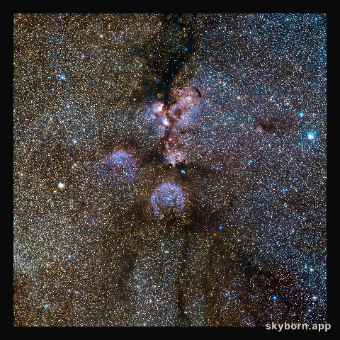 VISTA’s infrared view of the Cat’s Paw Nebula*