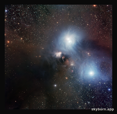 The R Coronae Australis region imaged with the Wide Field Imager at La Silla*