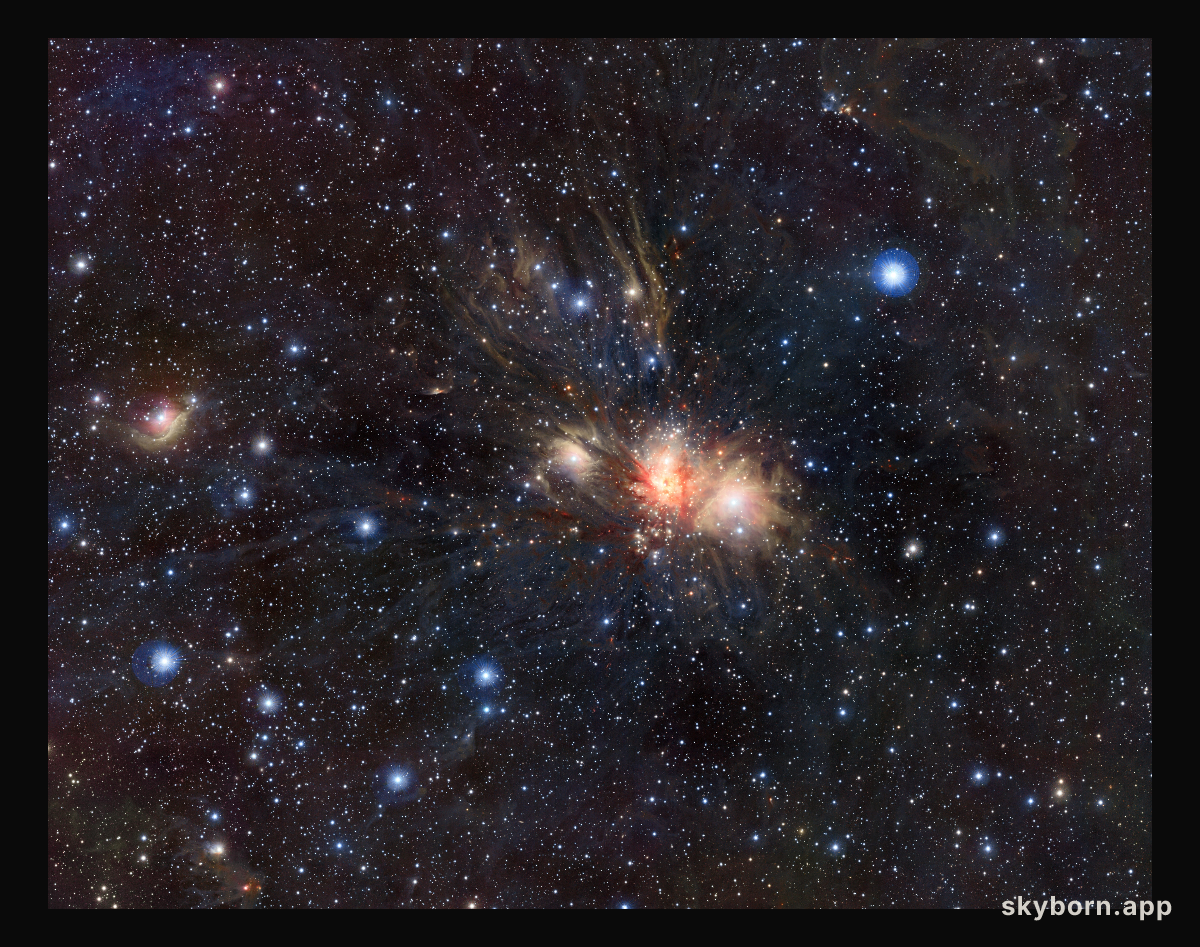 Infrared VISTA view of a stellar nursery in Monoceros*
