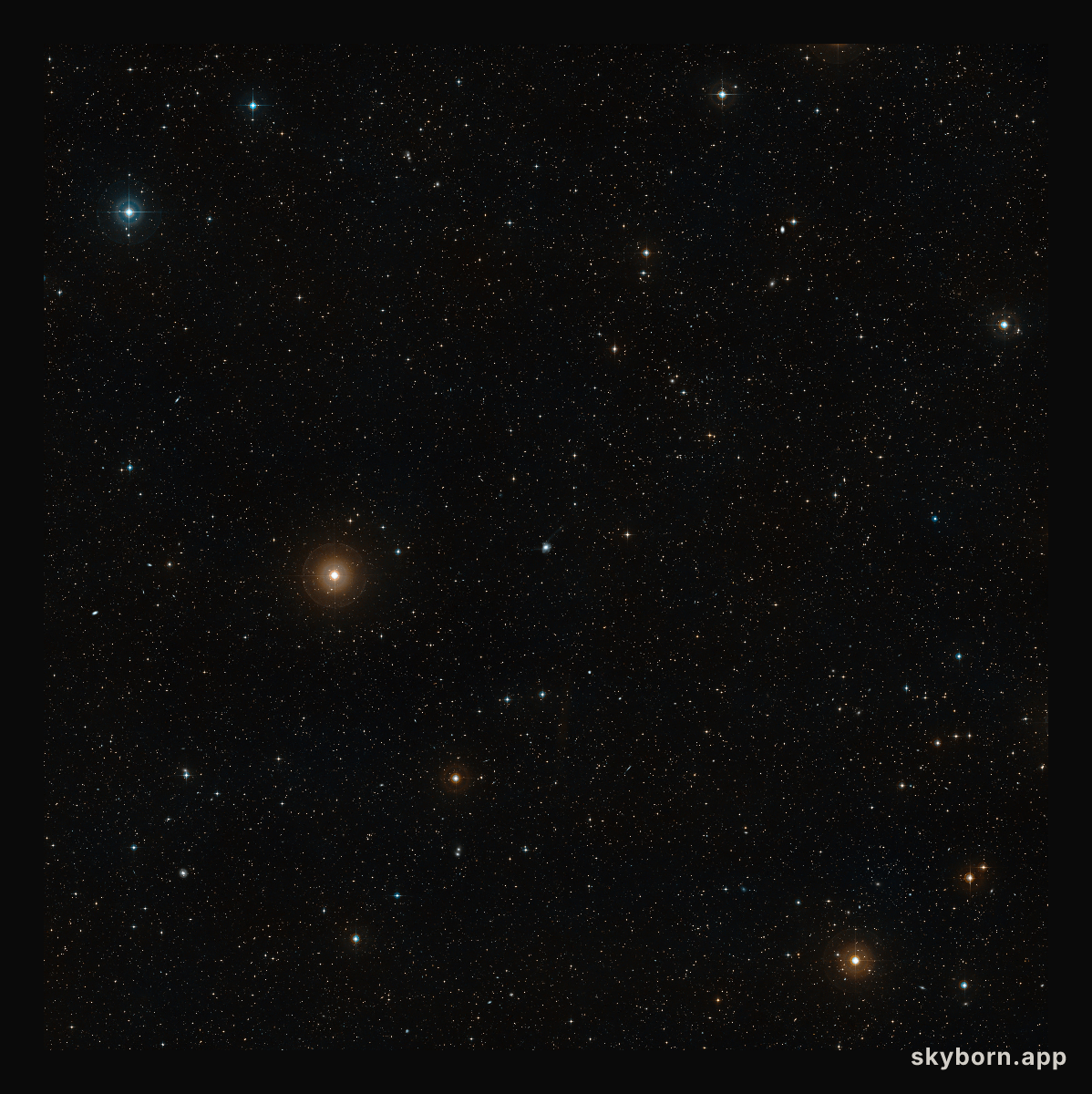 Wide-field view of the field around NGC 7252: the Atoms-for-Peace galaxy