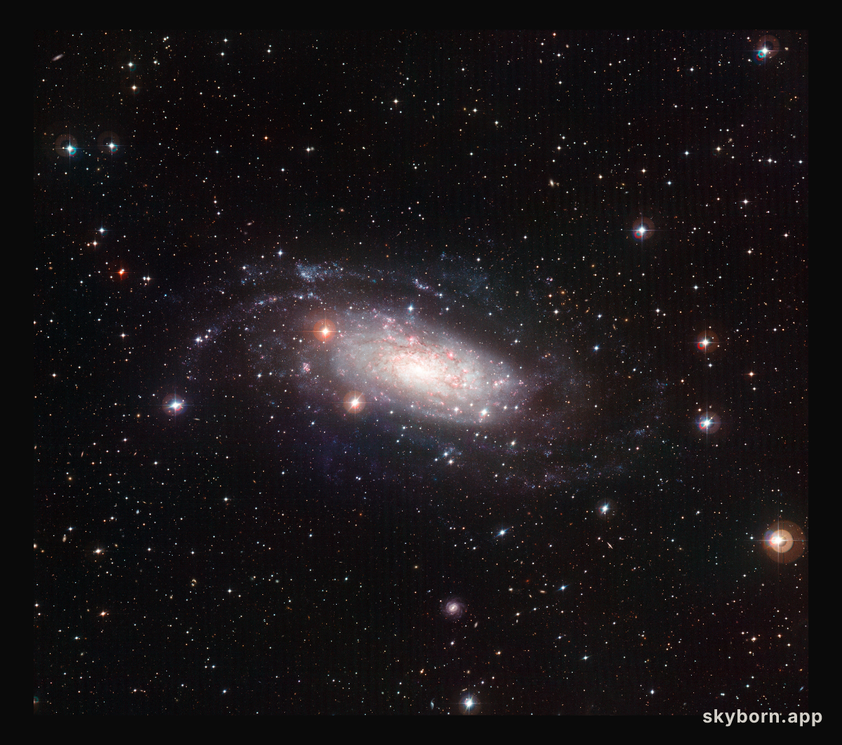 Wide Field Imager view of the spiral galaxy NGC 3621
