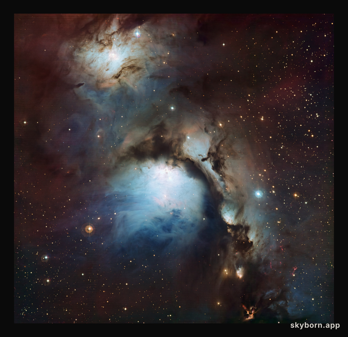 Messier 78: a reflection nebula in Orion