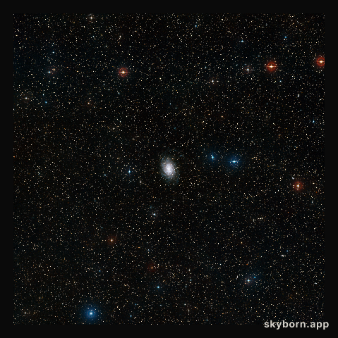 Wide-field view of the sky around NGC 6744