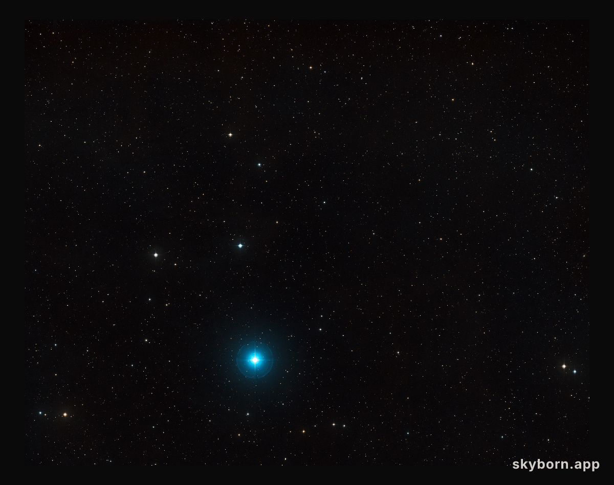 Wide-field view of the sky around the most remote quasar