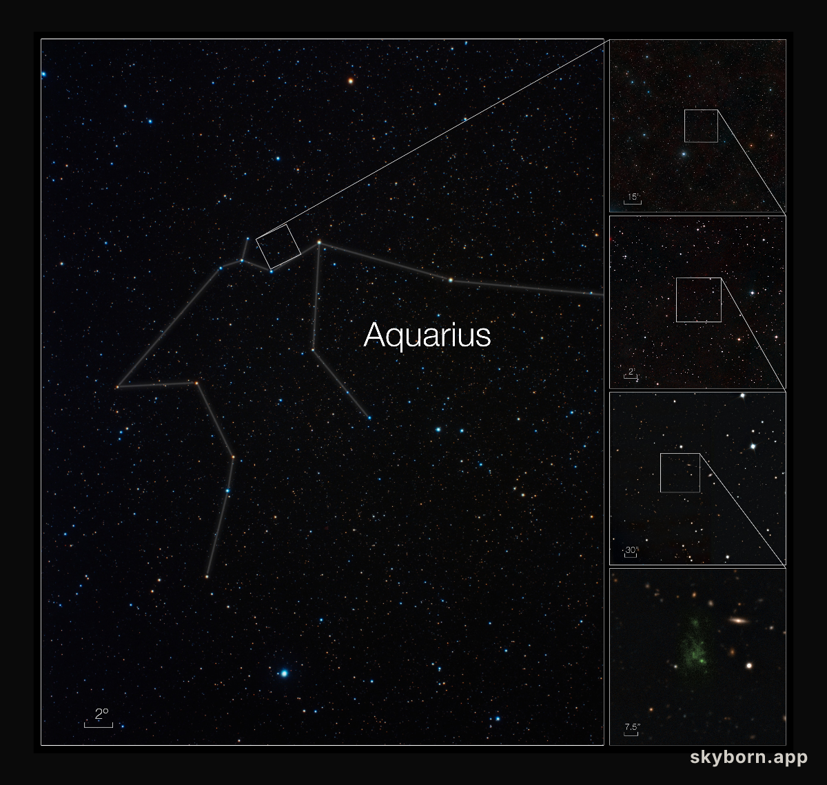 Closing in on a giant space blob