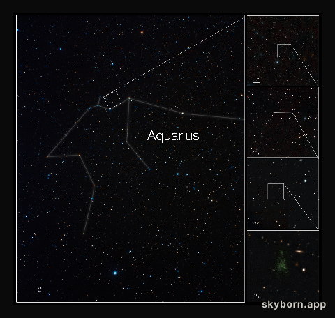 Closing in on a giant space blob