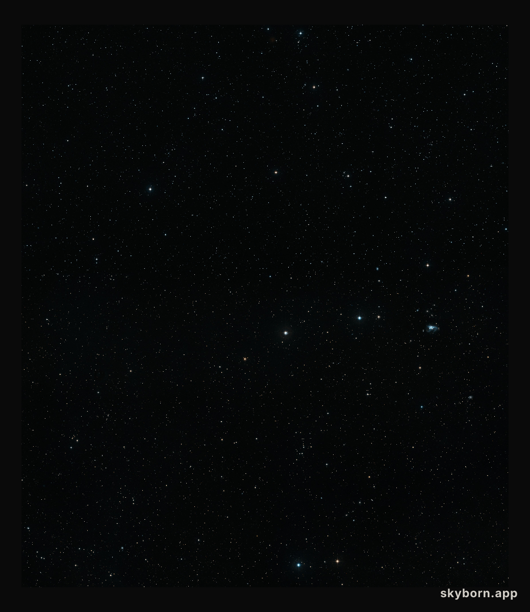 Wide-field view of the sky around the remarkable star SDSS J102915+172927