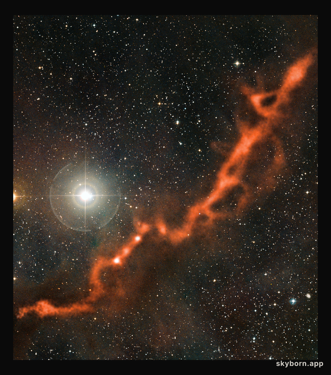 APEX image of a star-forming filament in Taurus