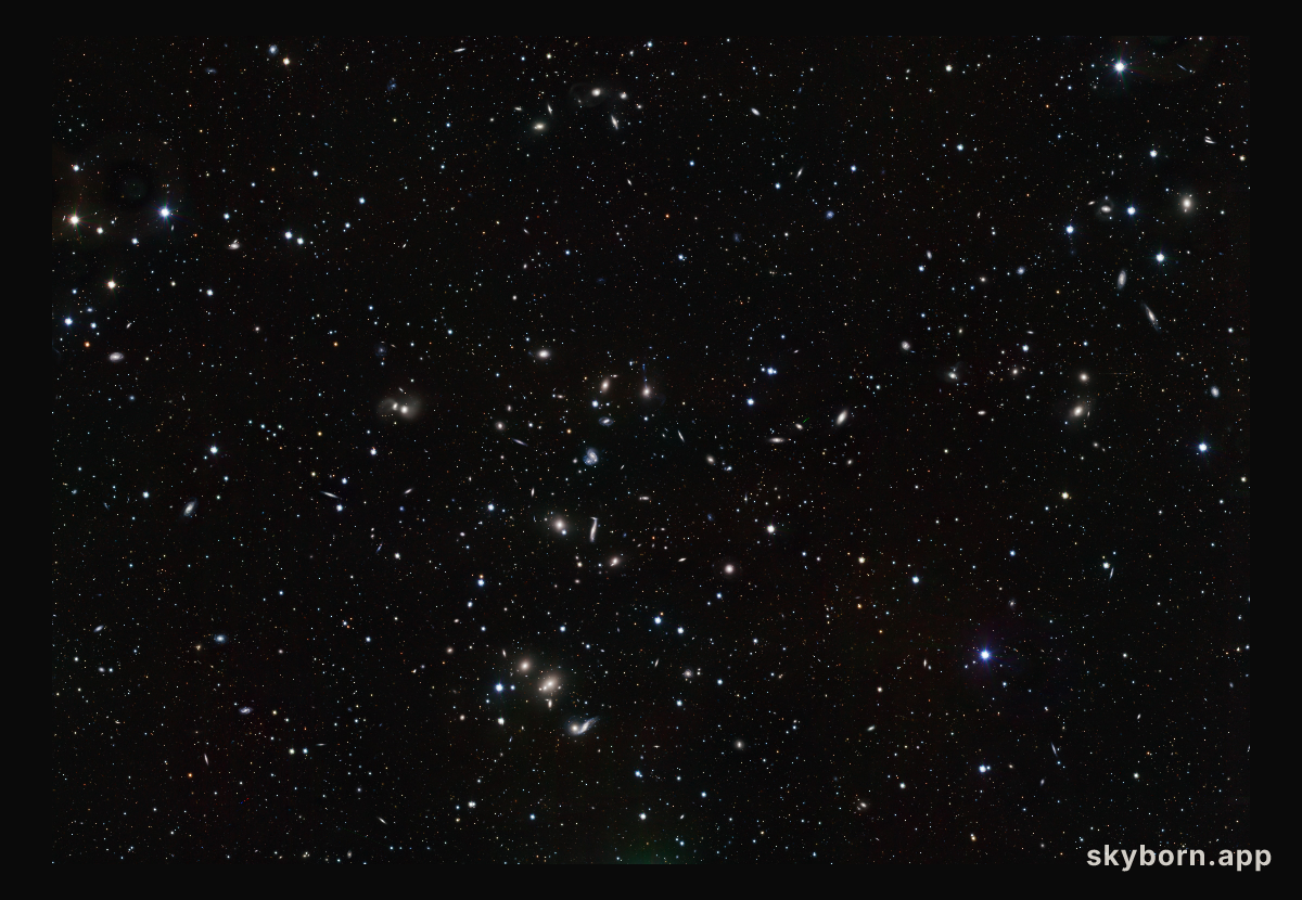 VST image of the Hercules galaxy cluster