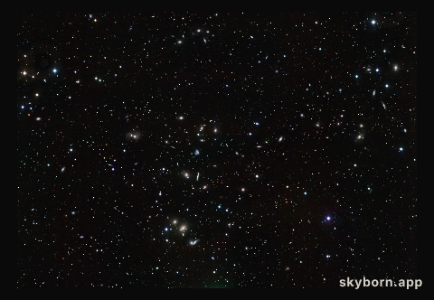 VST image of the Hercules galaxy cluster