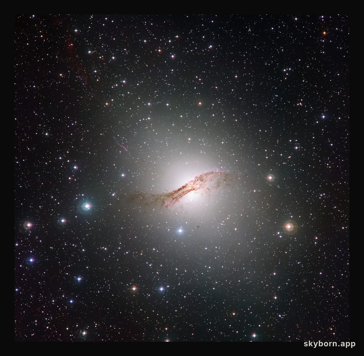 A deep look at the strange galaxy Centaurus A