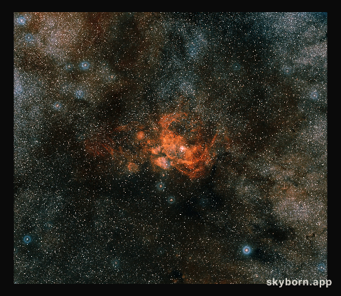 Wide-field view of the area of NGC 6357