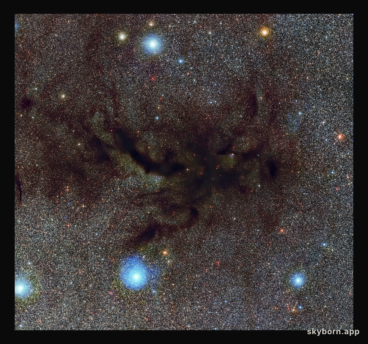 The mouthpiece of the Pipe Nebula