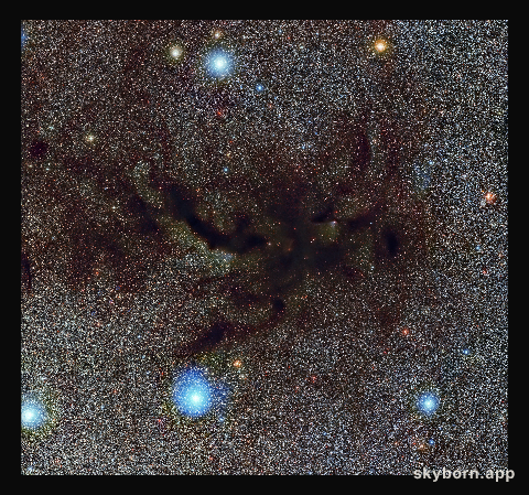 The mouthpiece of the Pipe Nebula