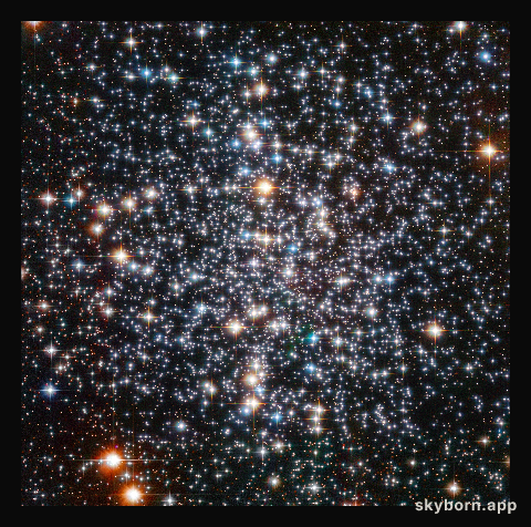 NASA/ESA Hubble Space Telescope image of the centre of Messier 4