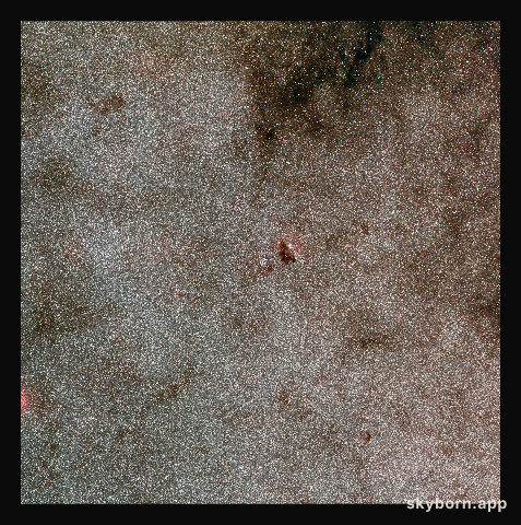 Wide-field view of the star cluster NGC 6520 and the dark cloud Barnard 86