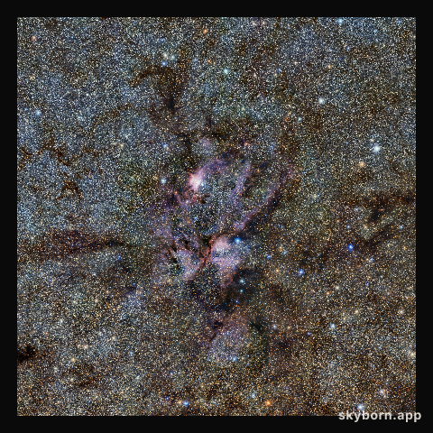 The Lobster Nebula seen with ESO’s VISTA telescope