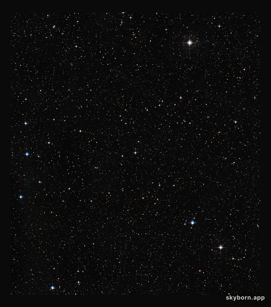 Wide-field view of the region around Sun-like star HIP 102152