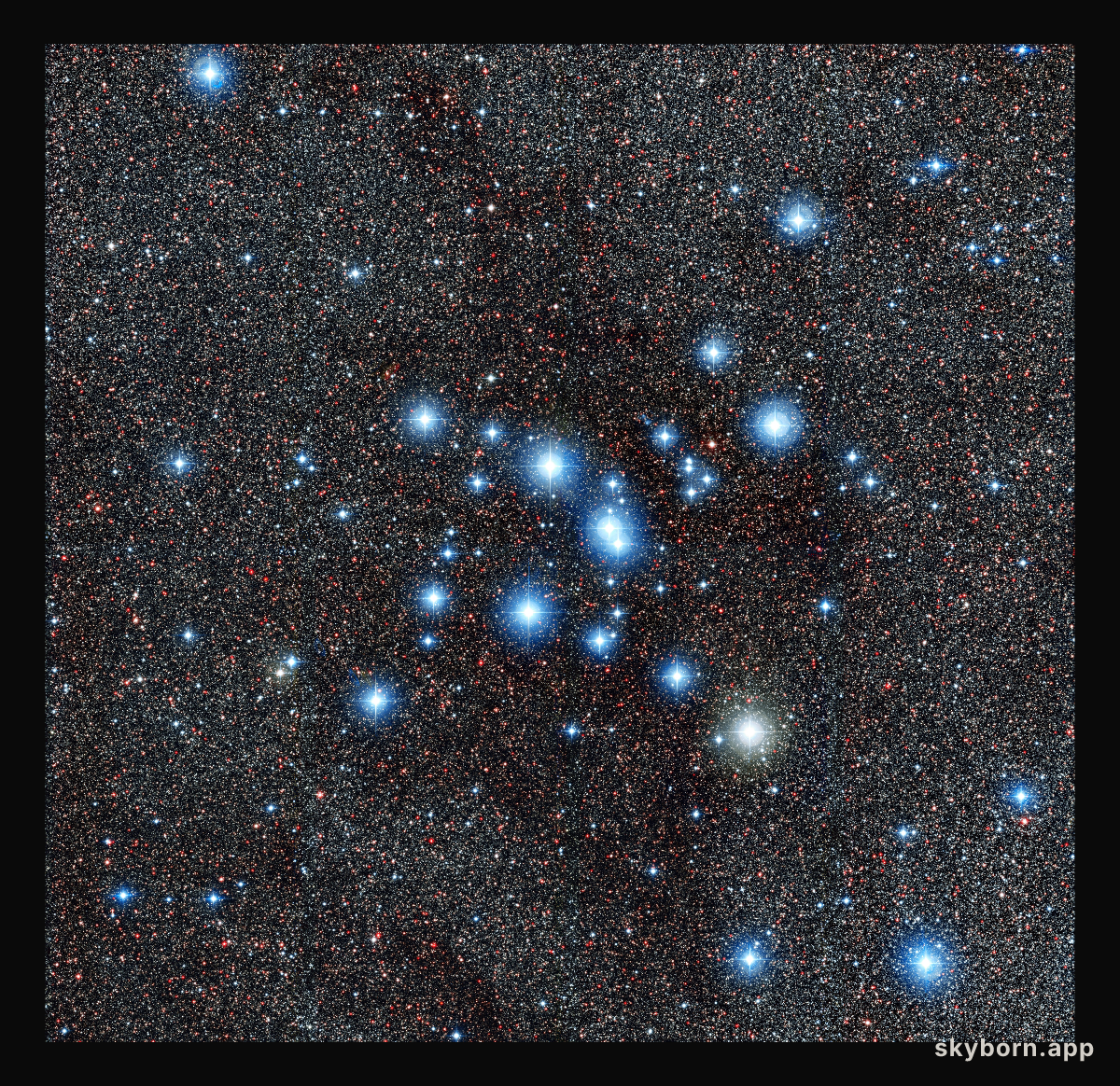 The star cluster Messier 7
