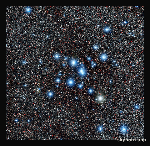 The star cluster Messier 7