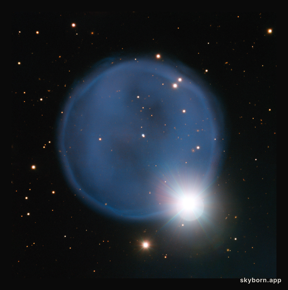 The planetary nebula Abell 33 captured using ESO's Very Large Telescope