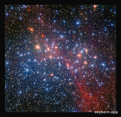 The colourful star cluster NGC 3532