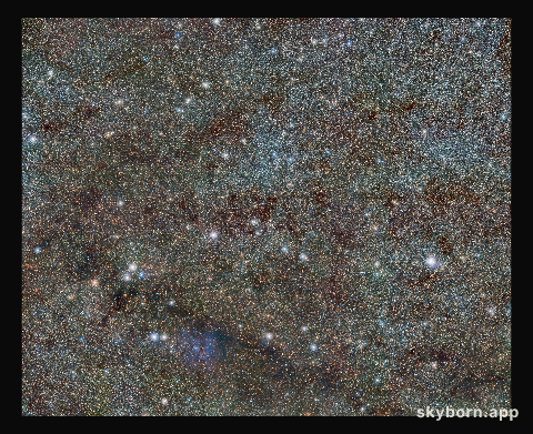 VISTA views the Trifid and reveals hidden variable stars (wider field view)