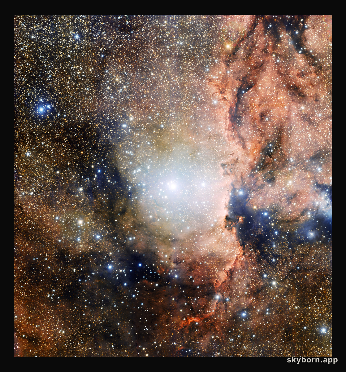 Star cluster NGC 6193 and nebula NGC 6188