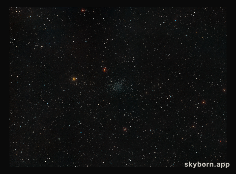 Wide-field image of the sky around the Sculptor dwarf galaxy