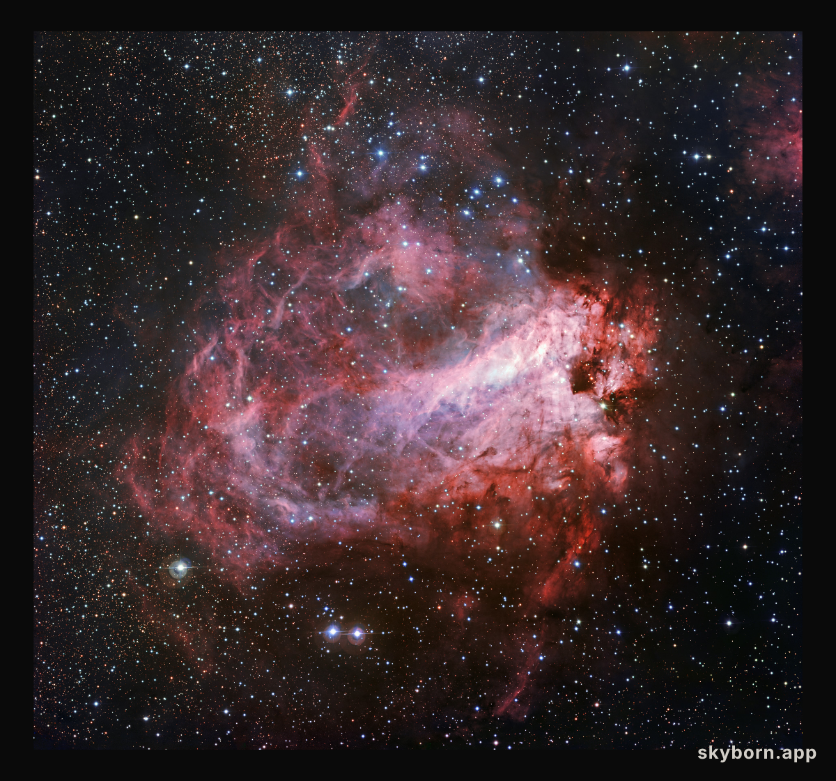The star formation region Messier 17