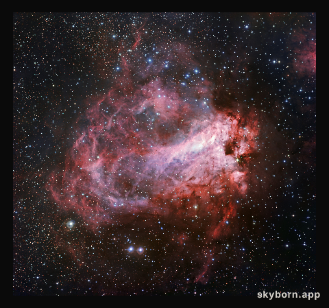 The star formation region Messier 17