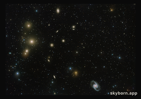 VST image of the Fornax galaxy cluster