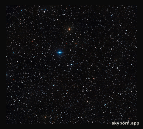 The sky around the triple-star system HD 131399