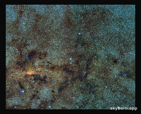 Variable stars close to the galactic centre