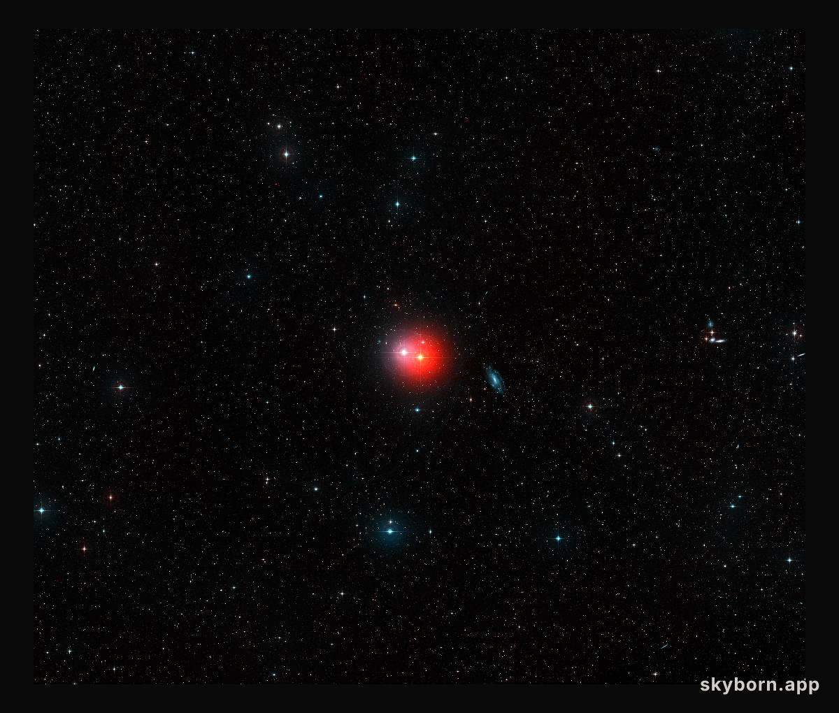 Widefield image of the sky around π1 Gruis
