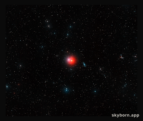 Widefield image of the sky around π1 Gruis