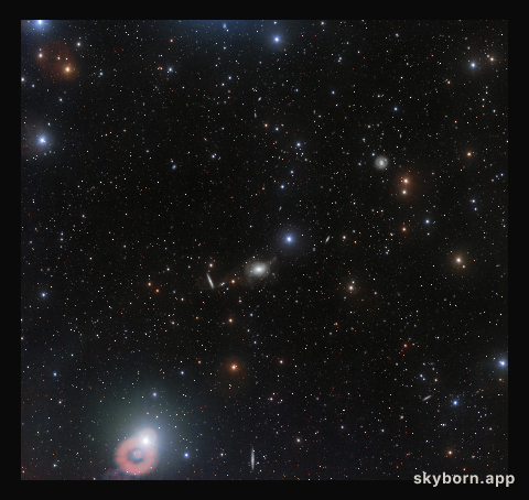 Wide-field view of the surroundings of NGC 5018