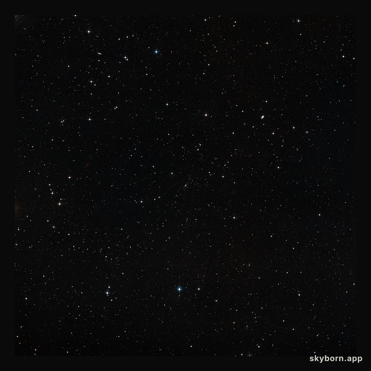 Digitized Sky Survey image around Abell 2597