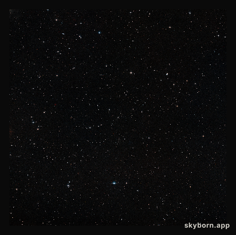 Digitized Sky Survey image around Abell 2597