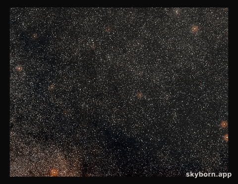 Digitized Sky Survey image around Apep
