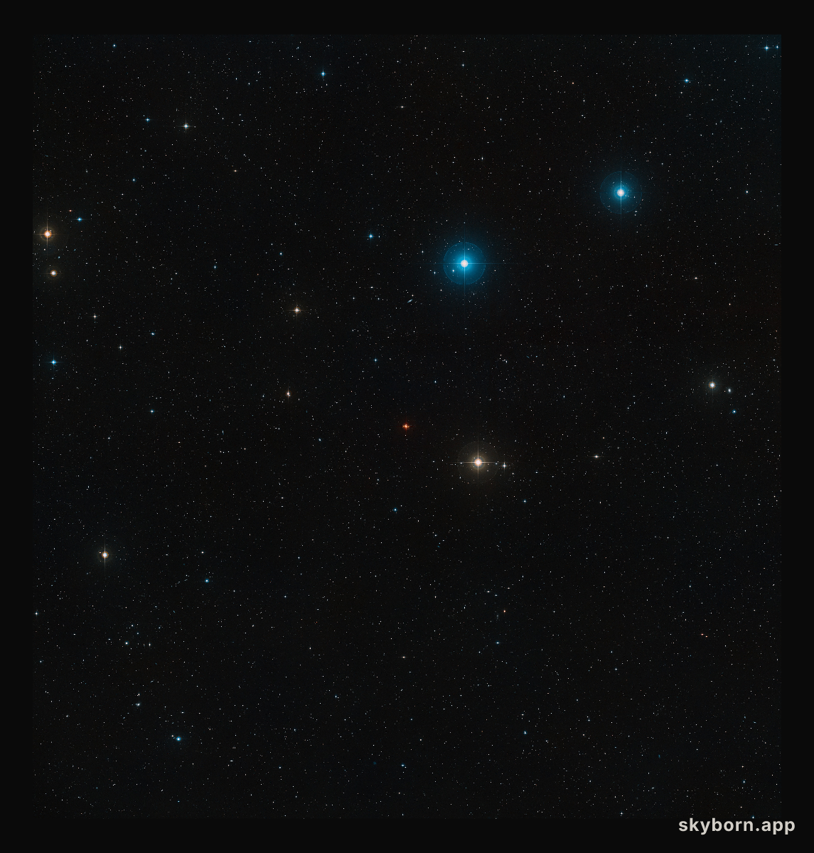 Digitized Sky Survey image around R Aquarii