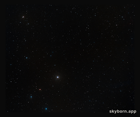 Wide-field view of the sky around the quasar P172+18