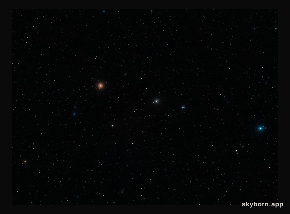 Wide-field view of the sky around the galaxy NGP: 190387